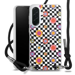 New Carry Case Transparent Stoff schwarz/silber