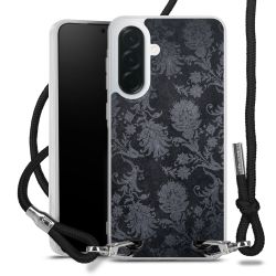 New Carry Case Transparent Stoff schwarz/silber