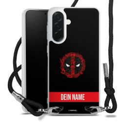 New Carry Case Transparent Stoff schwarz/silber