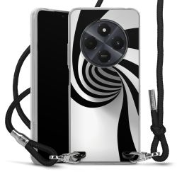 New Carry Case Transparent Stoff schwarz/silber