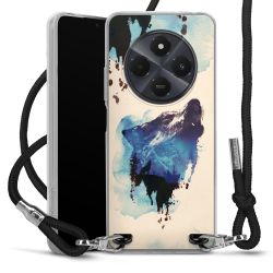 New Carry Case Transparent Stoff schwarz/silber