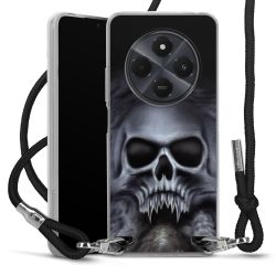 New Carry Case Transparent Stoff schwarz/silber