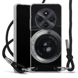 New Carry Case Transparent Stoff schwarz/silber