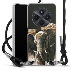 New Carry Case Transparent Stoff schwarz/silber