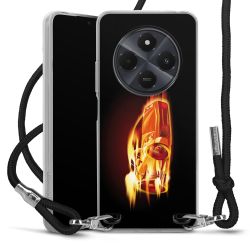 New Carry Case Transparent Stoff schwarz/silber