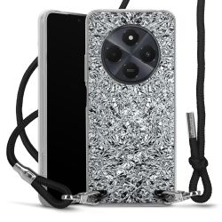 New Carry Case Transparent Stoff schwarz/silber