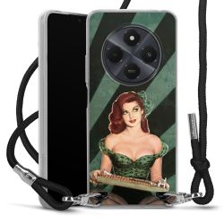 New Carry Case Transparent Stoff schwarz/silber