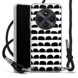 New Carry Case Transparent Stoff schwarz/silber