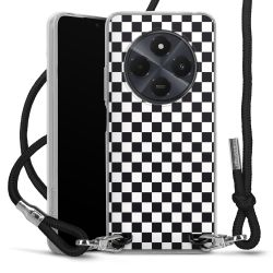 New Carry Case Transparent Stoff schwarz/silber
