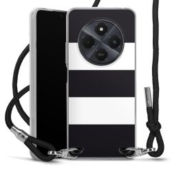 New Carry Case Transparent Stoff schwarz/silber