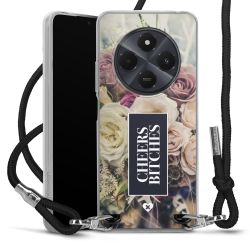 New Carry Case Transparent Stoff schwarz/silber