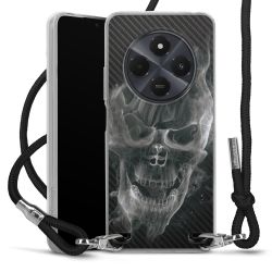 New Carry Case Transparent Stoff schwarz/silber
