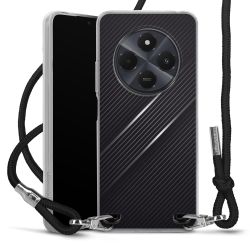 New Carry Case Transparent Stoff schwarz/silber