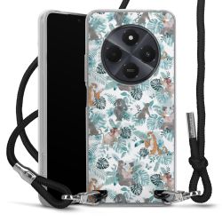 New Carry Case Transparent Stoff schwarz/silber