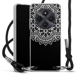 New Carry Case Transparent Stoff schwarz/silber