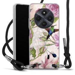 New Carry Case Transparent Stoff schwarz/silber