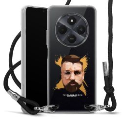 New Carry Case Transparent Stoff schwarz/silber