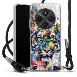 New Carry Case Transparent Stoff schwarz/silber