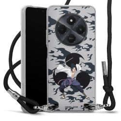 New Carry Case Transparent Stoff schwarz/silber