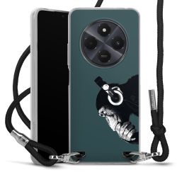 New Carry Case Transparent Stoff schwarz/silber