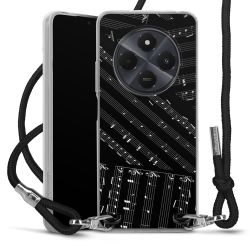 New Carry Case Transparent Stoff schwarz/silber
