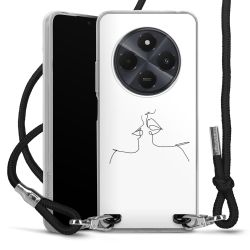 New Carry Case Transparent Stoff schwarz/silber