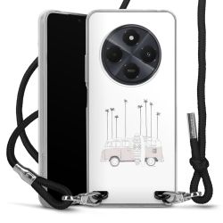 New Carry Case Transparent Stoff schwarz/silber