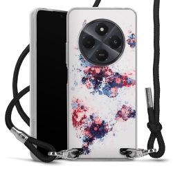 New Carry Case Transparent Stoff schwarz/silber