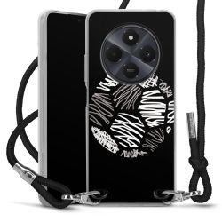 New Carry Case Transparent Stoff schwarz/silber