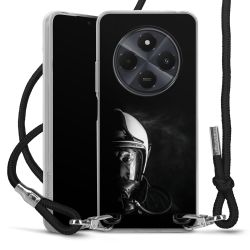 New Carry Case Transparent Stoff schwarz/silber