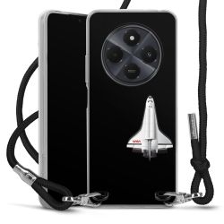 New Carry Case Transparent Stoff schwarz/silber