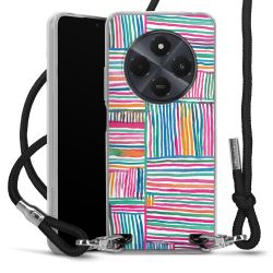 New Carry Case Transparent Stoff schwarz/silber