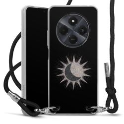 New Carry Case Transparent Stoff schwarz/silber