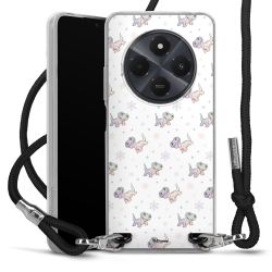 New Carry Case Transparent Stoff schwarz/silber