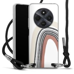 New Carry Case Transparent Stoff schwarz/silber