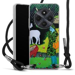 New Carry Case Transparent Stoff schwarz/silber