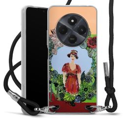 New Carry Case Transparent Stoff schwarz/silber