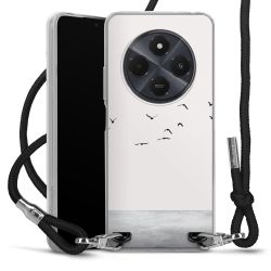 New Carry Case Transparent Stoff schwarz/silber