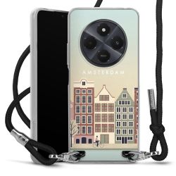 New Carry Case Transparent Stoff schwarz/silber