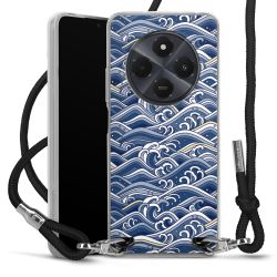 New Carry Case Transparent Stoff schwarz/silber