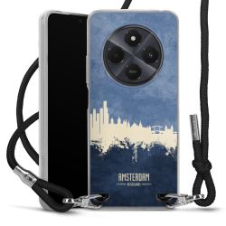 New Carry Case Transparent Stoff schwarz/silber