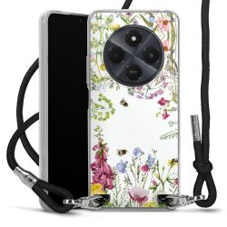 New Carry Case Transparent Stoff schwarz/silber