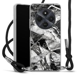 New Carry Case Transparent Stoff schwarz/silber