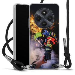 New Carry Case Transparent Stoff schwarz/silber