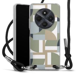 New Carry Case Transparent Stoff schwarz/silber