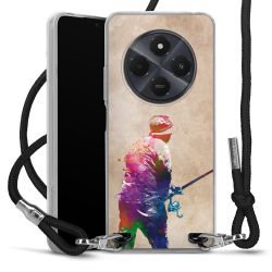 New Carry Case Transparent Stoff schwarz/silber