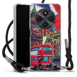 New Carry Case Transparent Stoff schwarz/silber