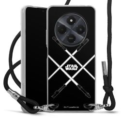 New Carry Case Transparent Stoff schwarz/silber