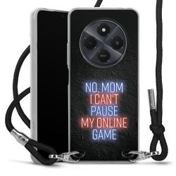 New Carry Case Transparent Stoff schwarz/silber