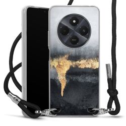 New Carry Case Transparent Stoff schwarz/silber